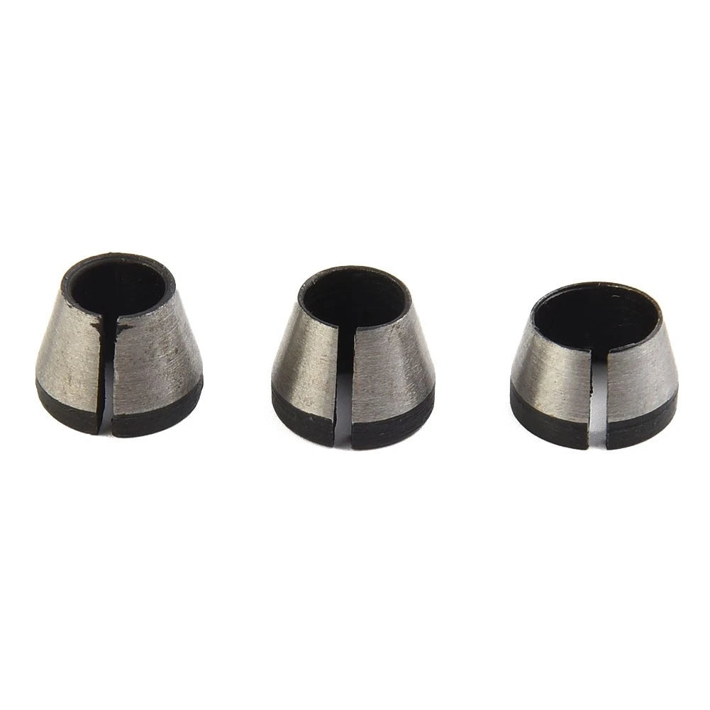 Set of 6 Router Bit Collet Chuck Adapter for Engraving Trimming Machine