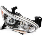 Headlight Assembly L+R for Infiniti JX35 (2013) QX60 (2014–2015) HID Xenon