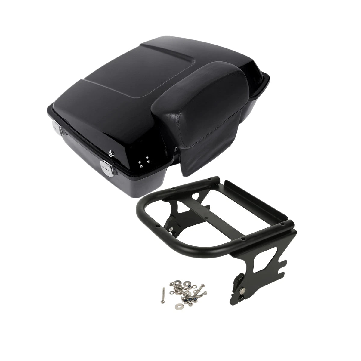 Chopped Trunk Backrest Mount Rack for Harley Touring (1997–2008)