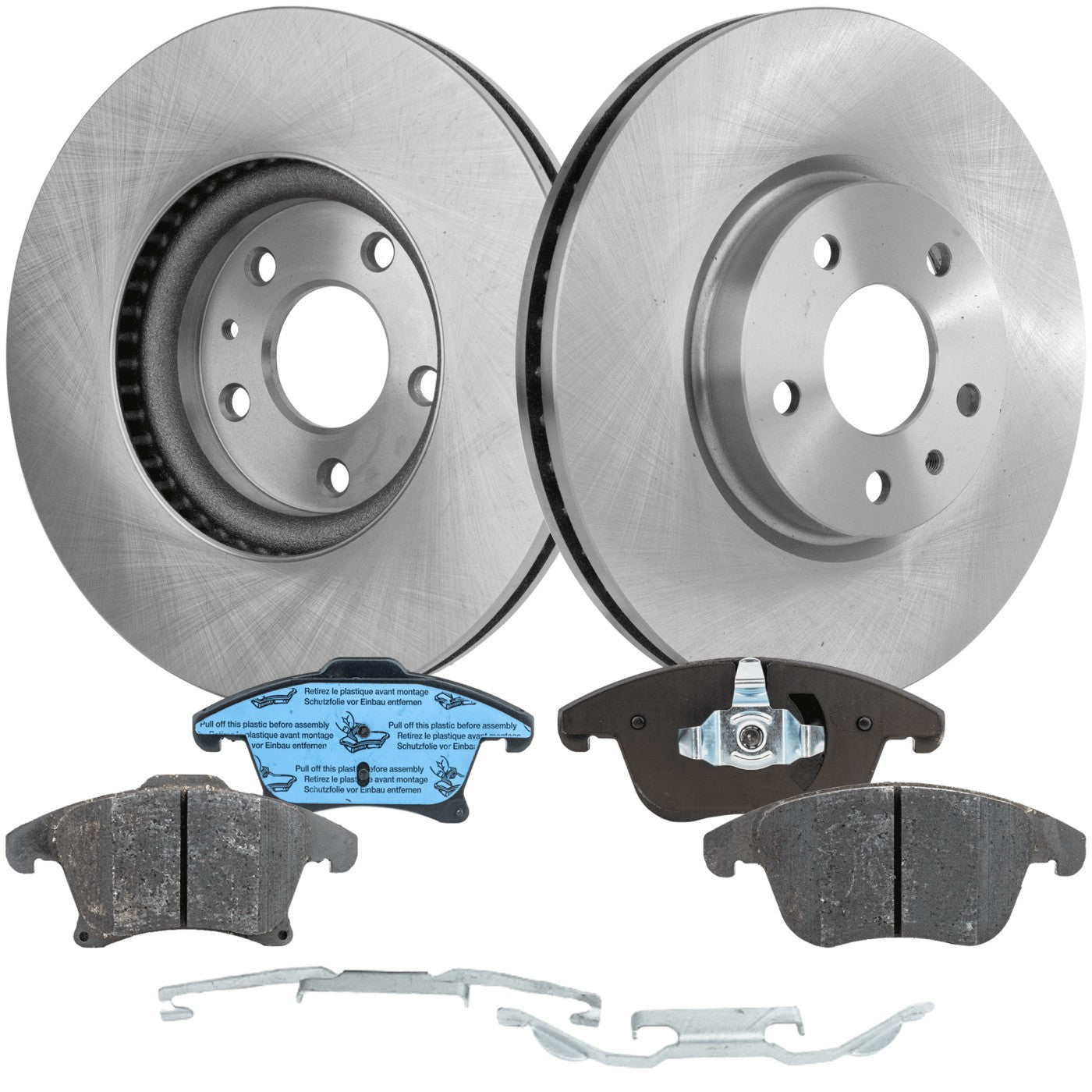 Brake Disc and Pad Kit for Ford Lincoln MKZ (2013–2016)