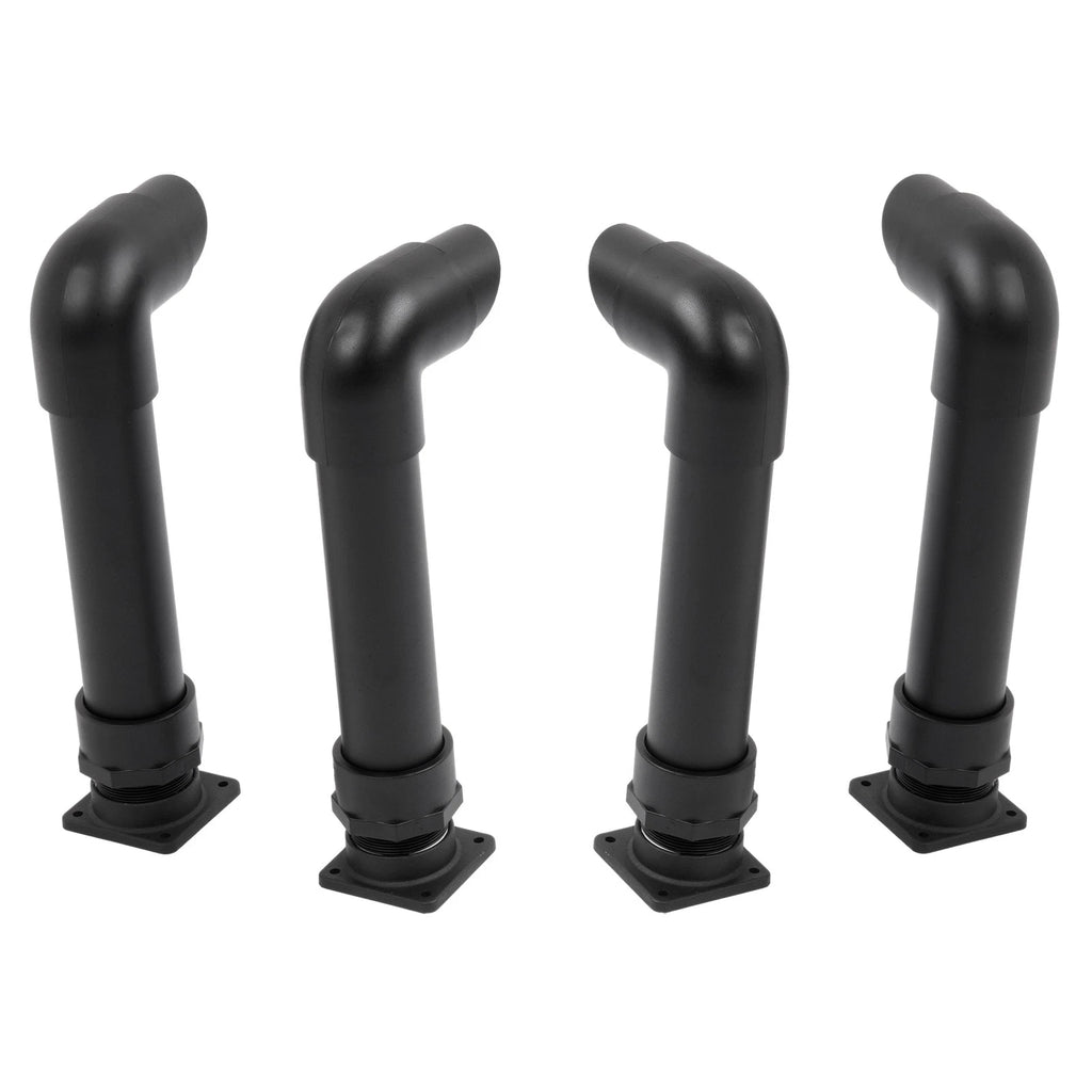 Set of 4 Black Snorkel Kits for Polaris Sportsman 400 500 600 700 800 (1994–2014)