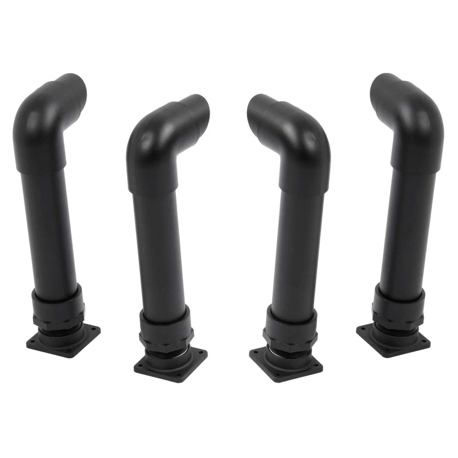 Set of 4 Black Snorkel Kits for Polaris Sportsman 400 500 600 700 800 (1994–2014)
