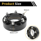 2Pcs Wheel Spacers 6x139.7mm M12x1.5 for Toyota 4Runner (1989–2023)