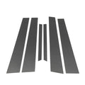 6 Pcs Door Pillar Window Trim for Mercedes S-Class  Carbon Fiber