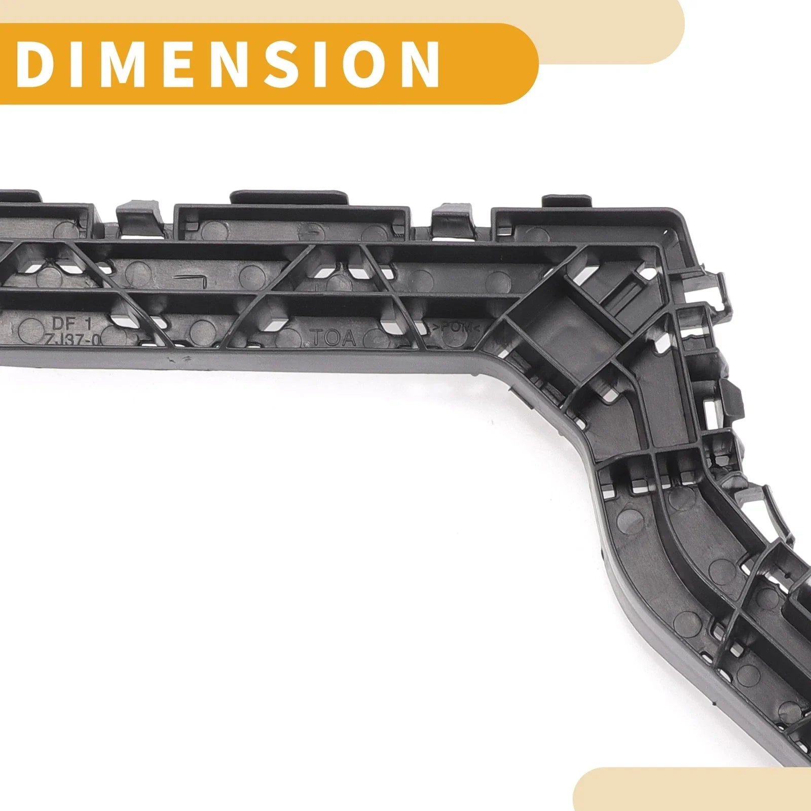Rear Bumper Support Bracket for Honda CR-V 2012-2014 1 x Black ABS