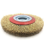 Heavy Duty Steel Wire Brush Wheel for Rust Removal (Choose Size)