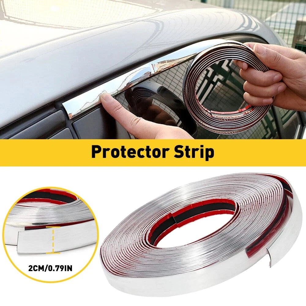 20MM Chrome Trim Strip Molding for Car Door Window Bumper