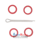 Prop Shaft Oil Seal O-ring for Yamaha Outboard 25 30 HP (2-Stroke)