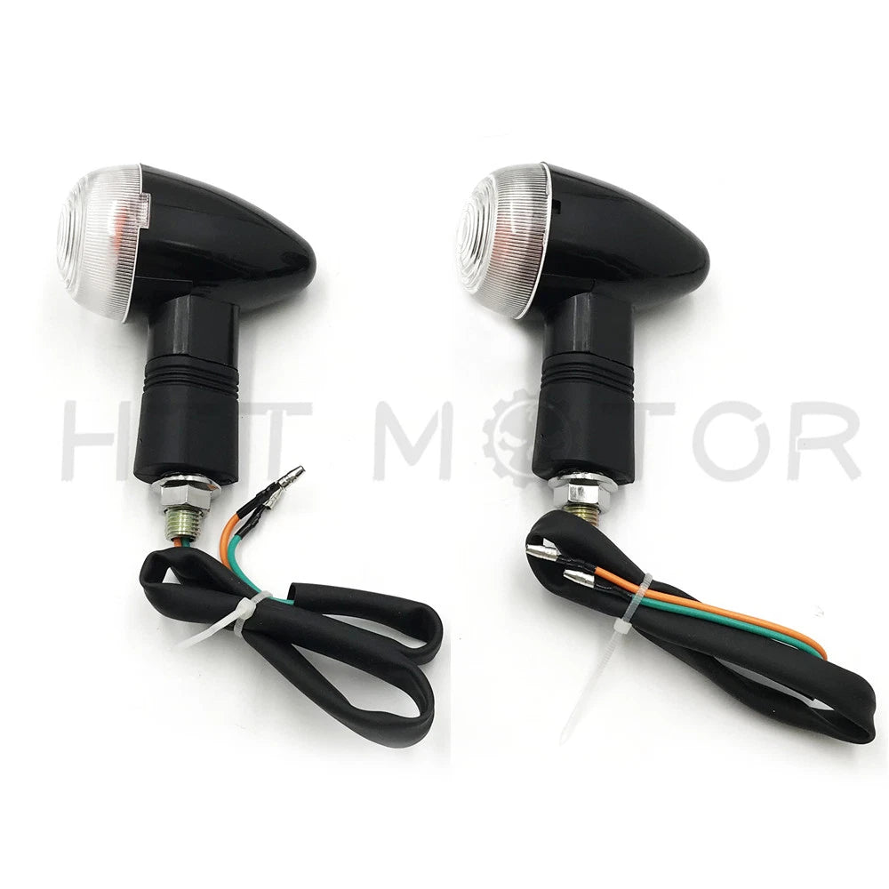 Bullet Turn Signals for Universal Motorcycle (Amber)