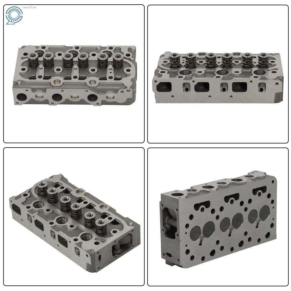 Complete Cylinder Head with Valves & Gasket Kit for Kubota D950 D850