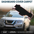 Dashboard Dash Cover Mat for Nissan Note e-Power E13 (2020–2024) Black Red Set