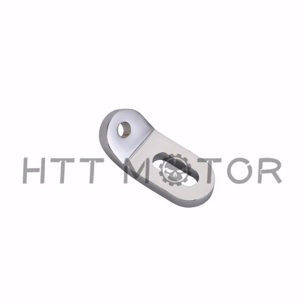 Pair Chrome Touchless Tie-Downs for Harley Touring Electra Glide (FLH)