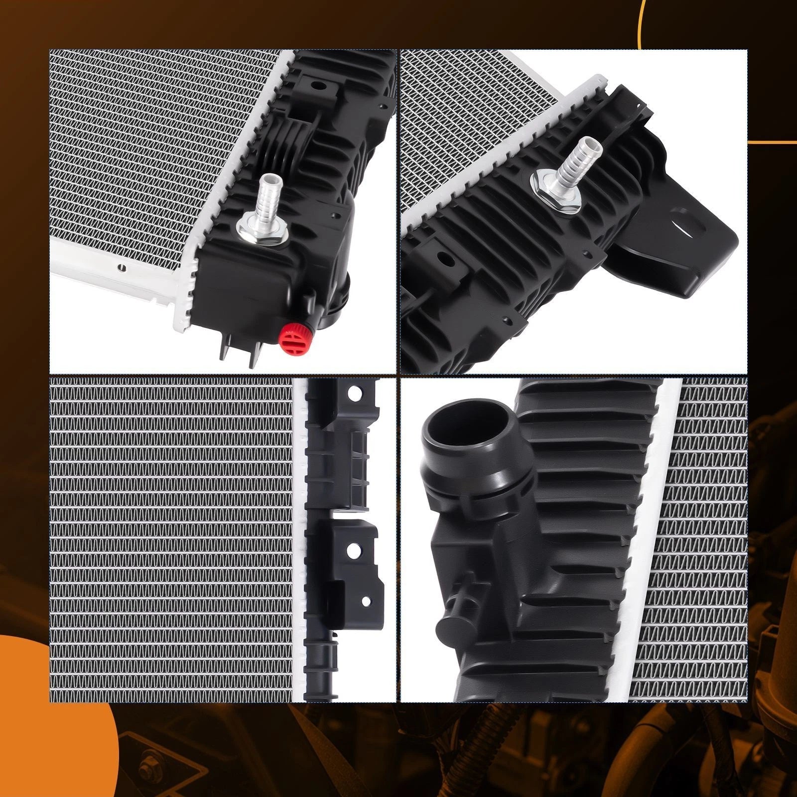 Cooling Radiator Assembly for Mercedes-Benz C230 C250 C300 (2008-2012)