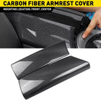 Carbon Fiber Center Console Armrest Cover for Mercedes C-Class W205 (2015–2021)