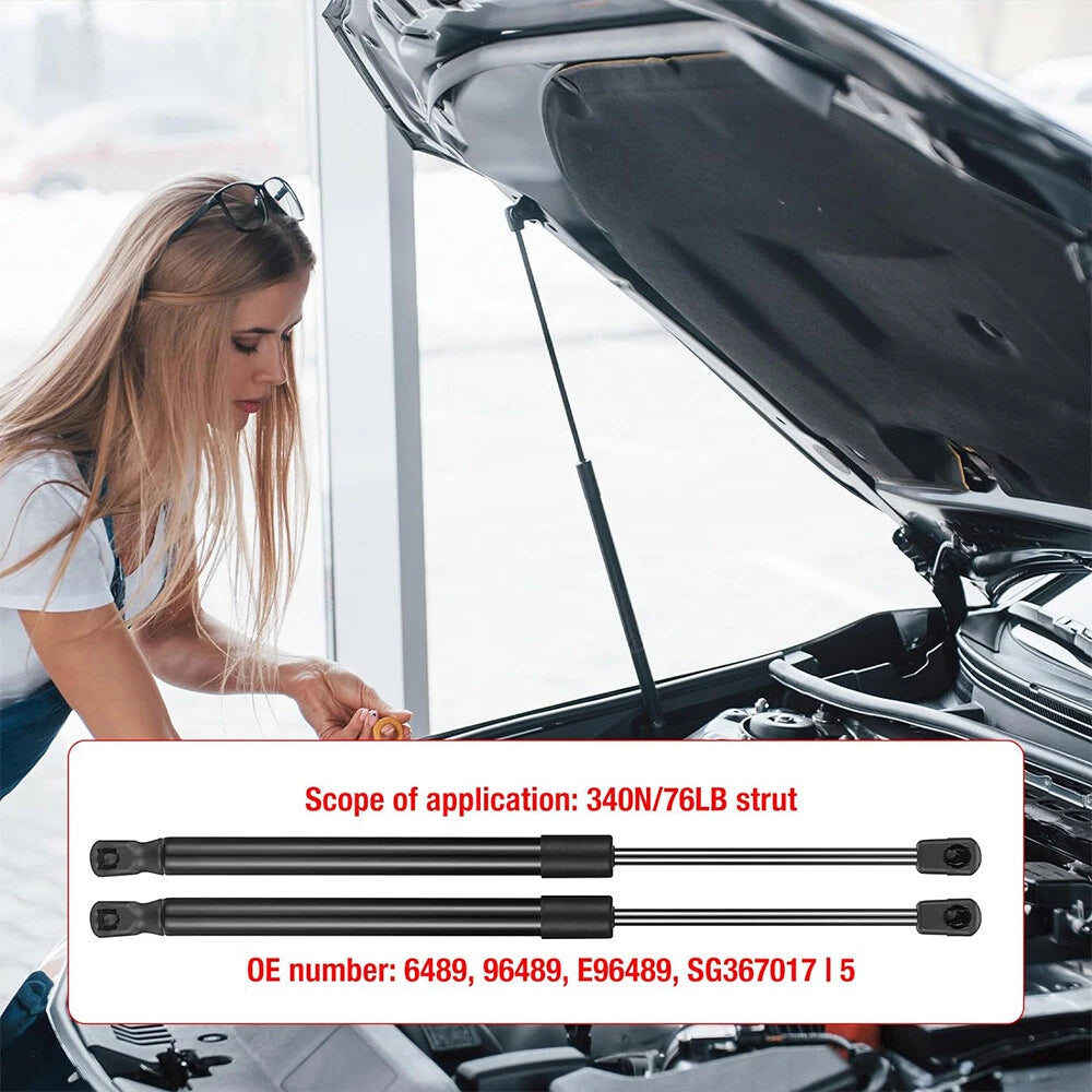 Front Hood Lift Supports Struts Shocks Damper for 2011-2014 Hyundai Sonata