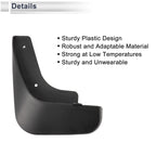 Set of 2 Mud Flaps Splash Guards for Mazda 3 (2011–2013)