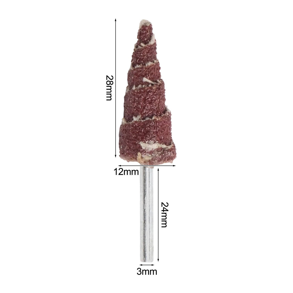 10pcs 80 Grit Cone Sanding Flap Wheels for Polishing and Grinding Tools
