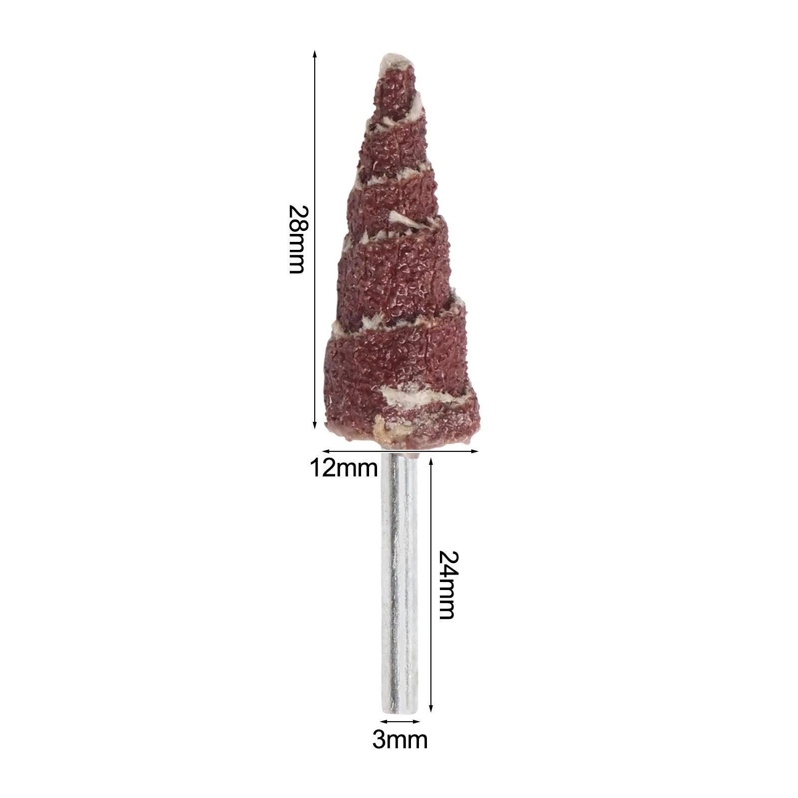 10pcs 80 Grit Cone Sanding Flap Wheels for Polishing and Grinding Tools