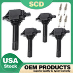 Set of 8 Ignition Coils & Spark Plugs for Scion FR-S (2013–2016) & Subaru Impreza, Forester (2012–2016)