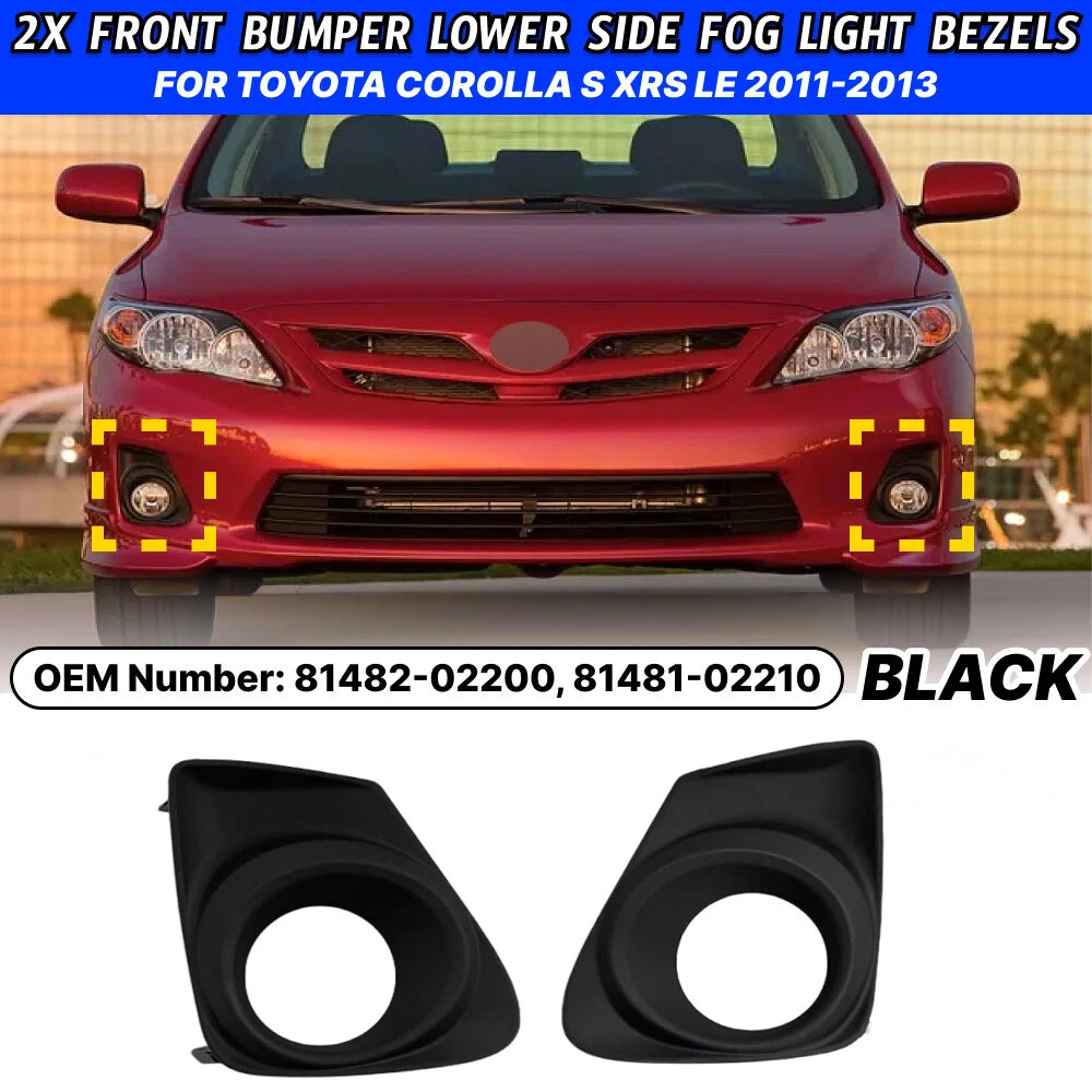Fog Light Bezel for Toyota Corolla S XRS LE (2011–2013)