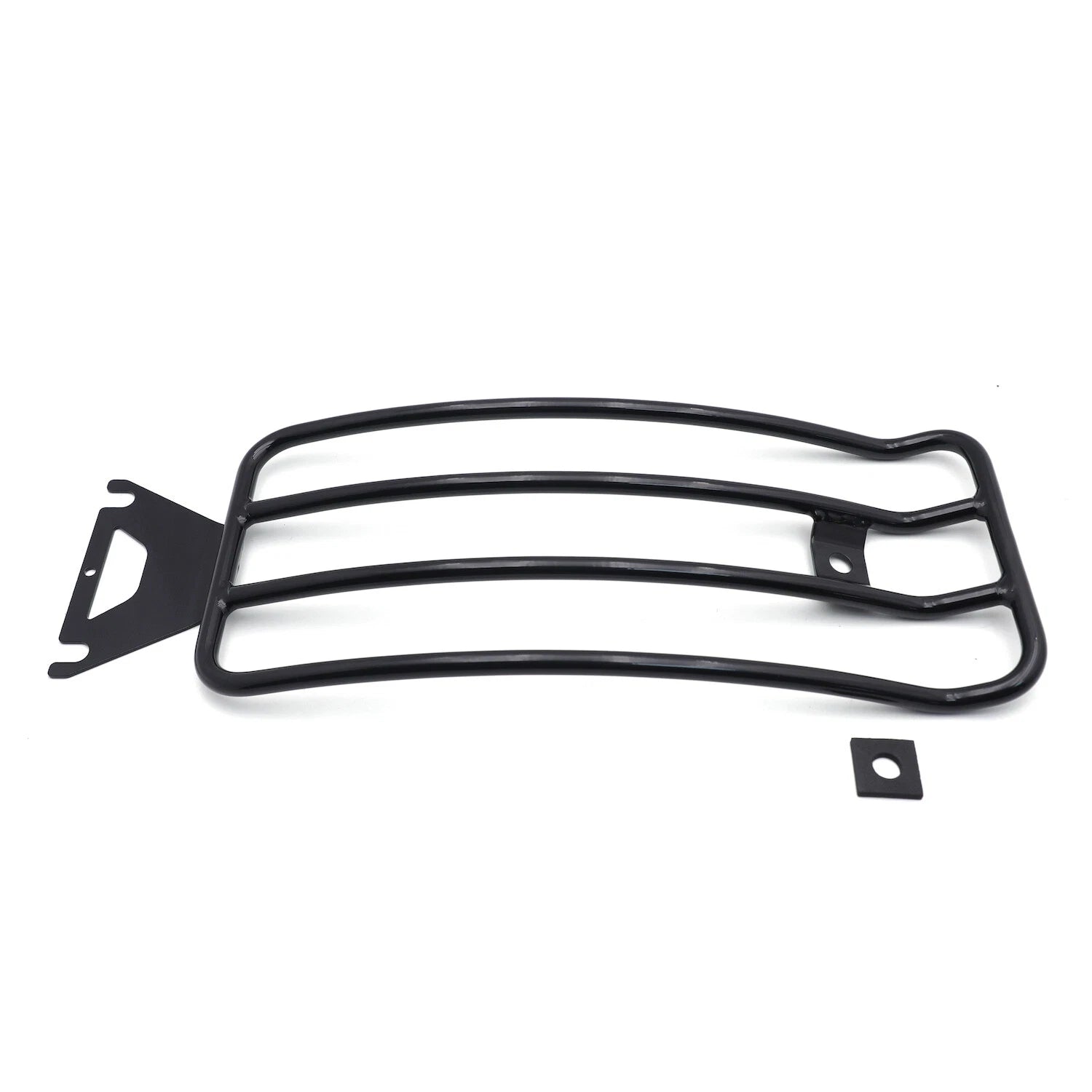 Black Steel Rear Fender Rack for Harley Touring FLH FLT (1997–2015)