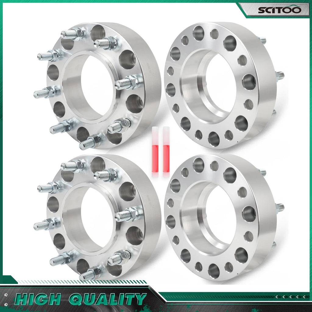 Set of 4 Hub Centric Wheel Spacers M14x1.5 for Silverado 2500 HD (2011–2025)