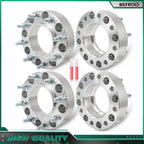 Set of 4 Hub Centric Wheel Spacers M14x1.5 for Silverado 2500 HD (2011–2025)
