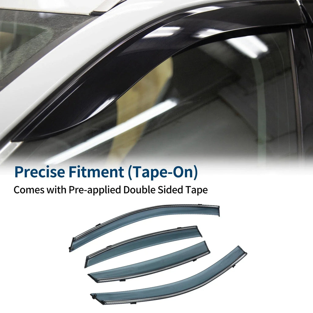 Car Window Deflectors for Hyundai Elantra Sedan (2007-2010) 2 x Side Vent Visors