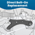 6X Front Lower Control Arm Suspension Kit for Cadillac DeVille, LeSabre (2000–2005)