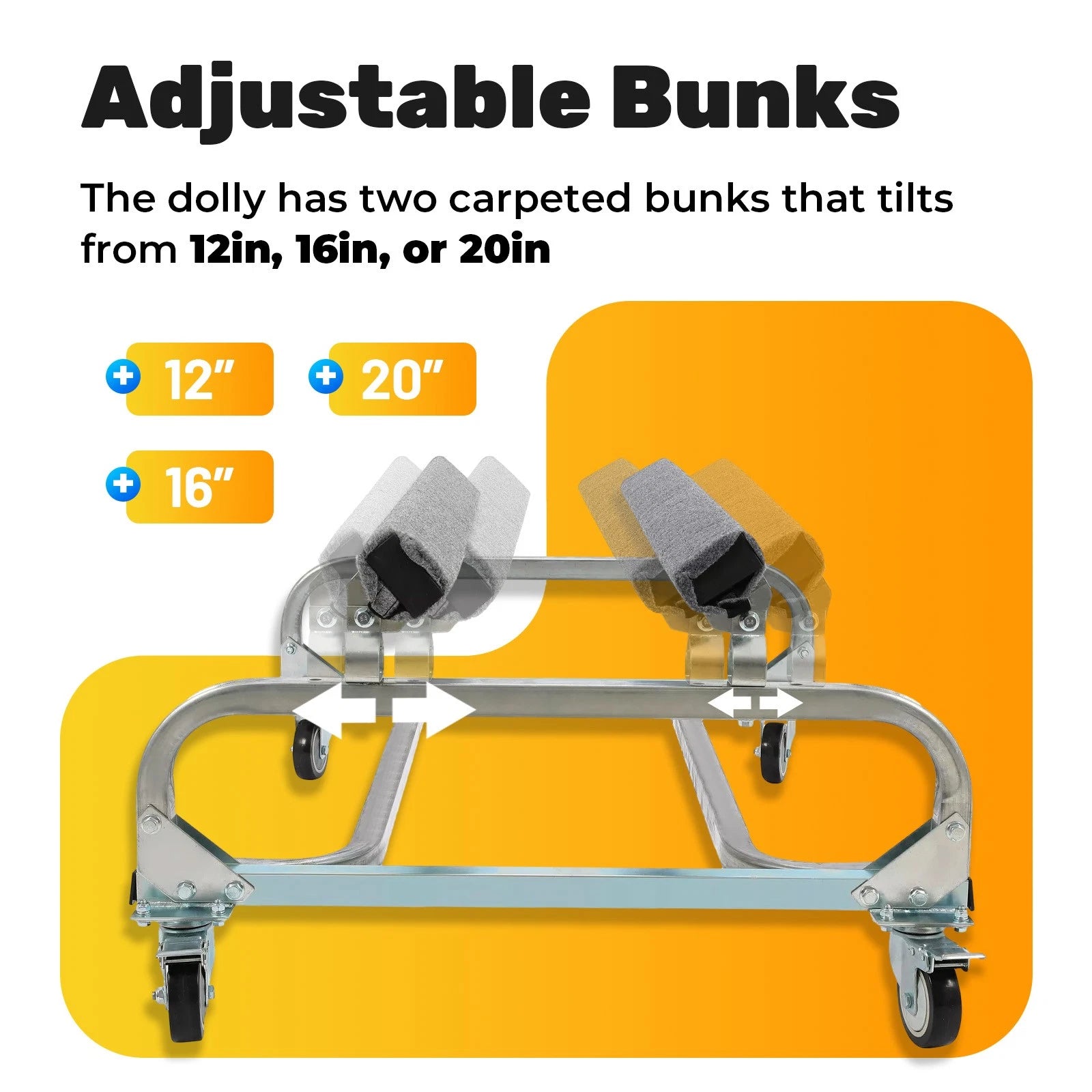 PWC Dolly Storage Cart for Jet Ski (1000lbs Capacity, 48"x34")