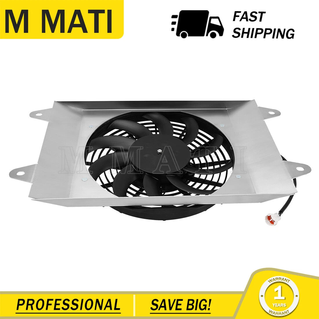 Radiator Cooling Fan Assy for Yamaha Viking 700 / VI (2014–2024) 1XD-E2405-00-00