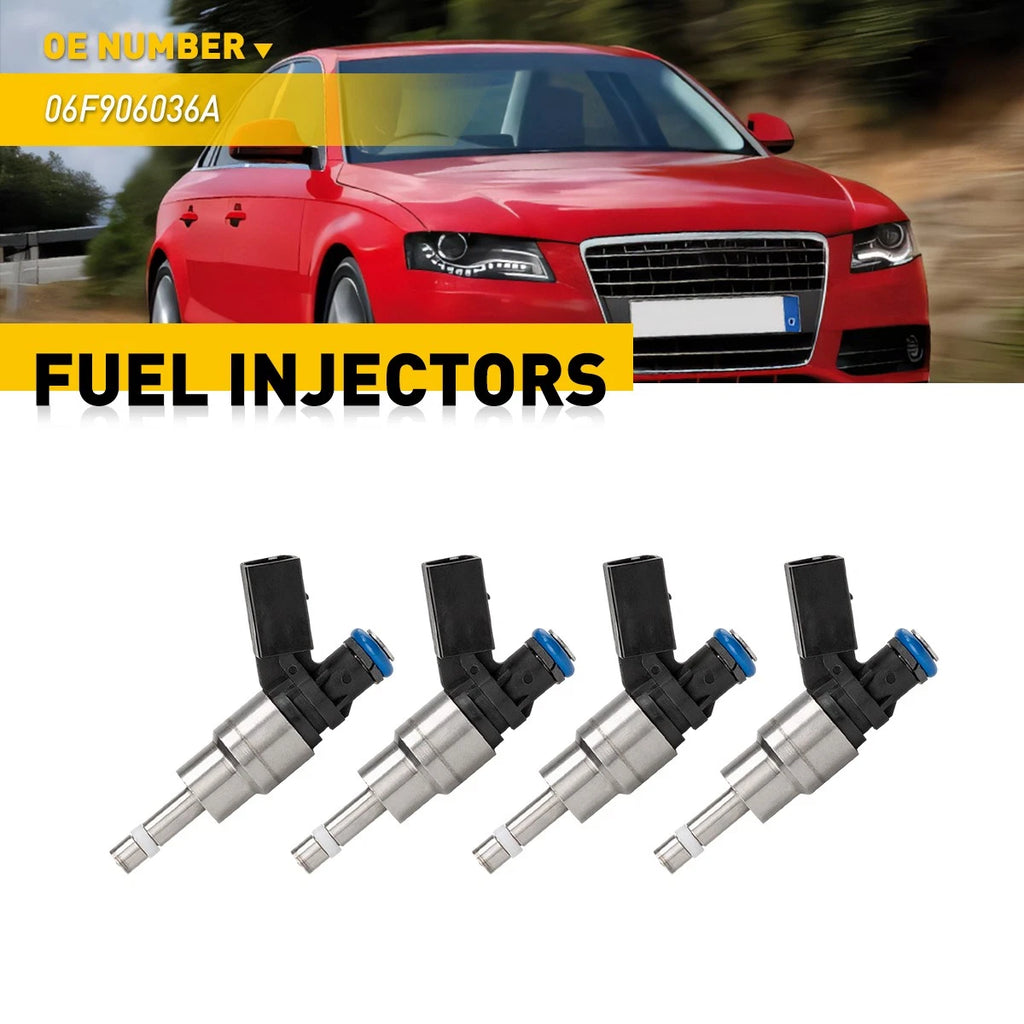 4X Fuel Injectors for VW Audi A4 Quattro 2.0L I4 Turbo (2005–2009) 06F906036A EPY