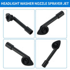 Left Right Side Headlight Washer Nozzles for Porsche 911 (1978-1986)