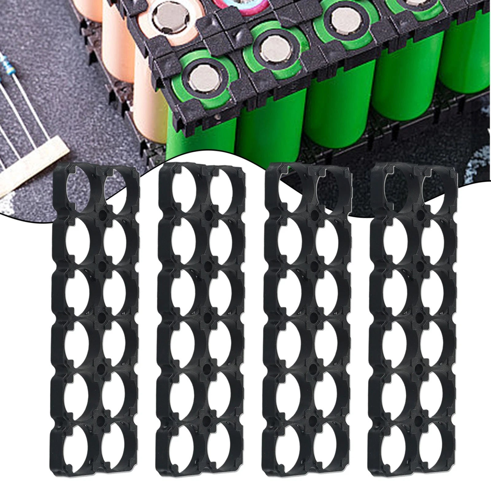 Set of 4 Battery Holders for 21700 Battery Packs