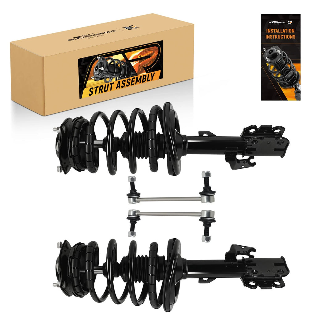 Front Strut Coil Spring Assembly & Sway Bar Link Kit for Toyota Camry (2007–2011)