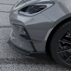 Carbon Style Front Bumper Side Fin Canards Splitter for Toyota GR86 (2022-2025)