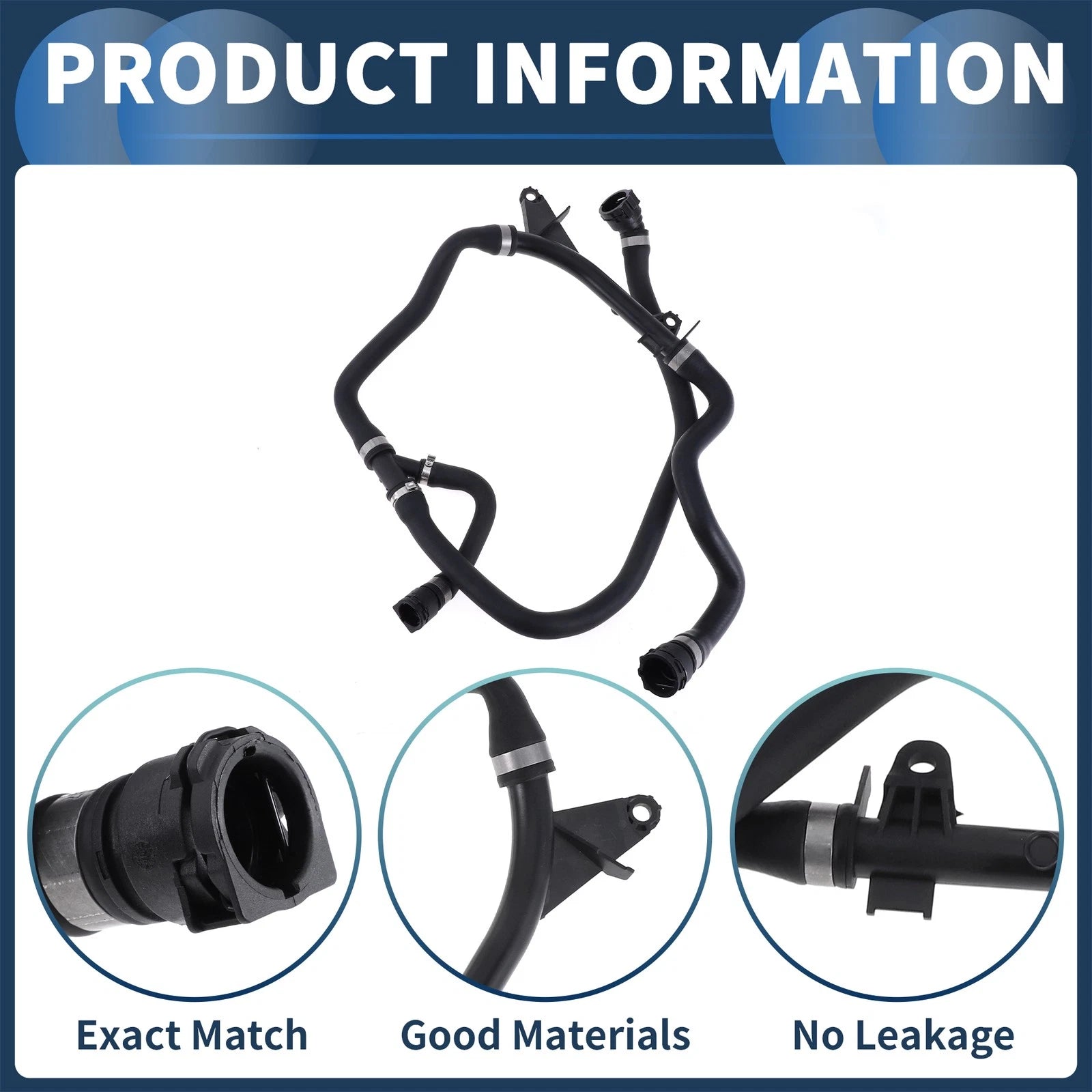 Radiator Hose for BMW 230i xDrive, 430i (2017–2021) No. 17128677245