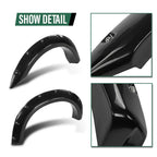 Set of 4 Pocket Rivet Bolt-On Fender Flares Smooth Black for Ford Ranger