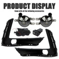LED Fog Lights for Honda CR-V 2023-2024 Bumper w/ Bulb Switch & Bezel Set