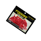 Red Worm Fishing Bait Fork-Tail Maggot Soft Lure for Trout (2 cm, 0.07 g)