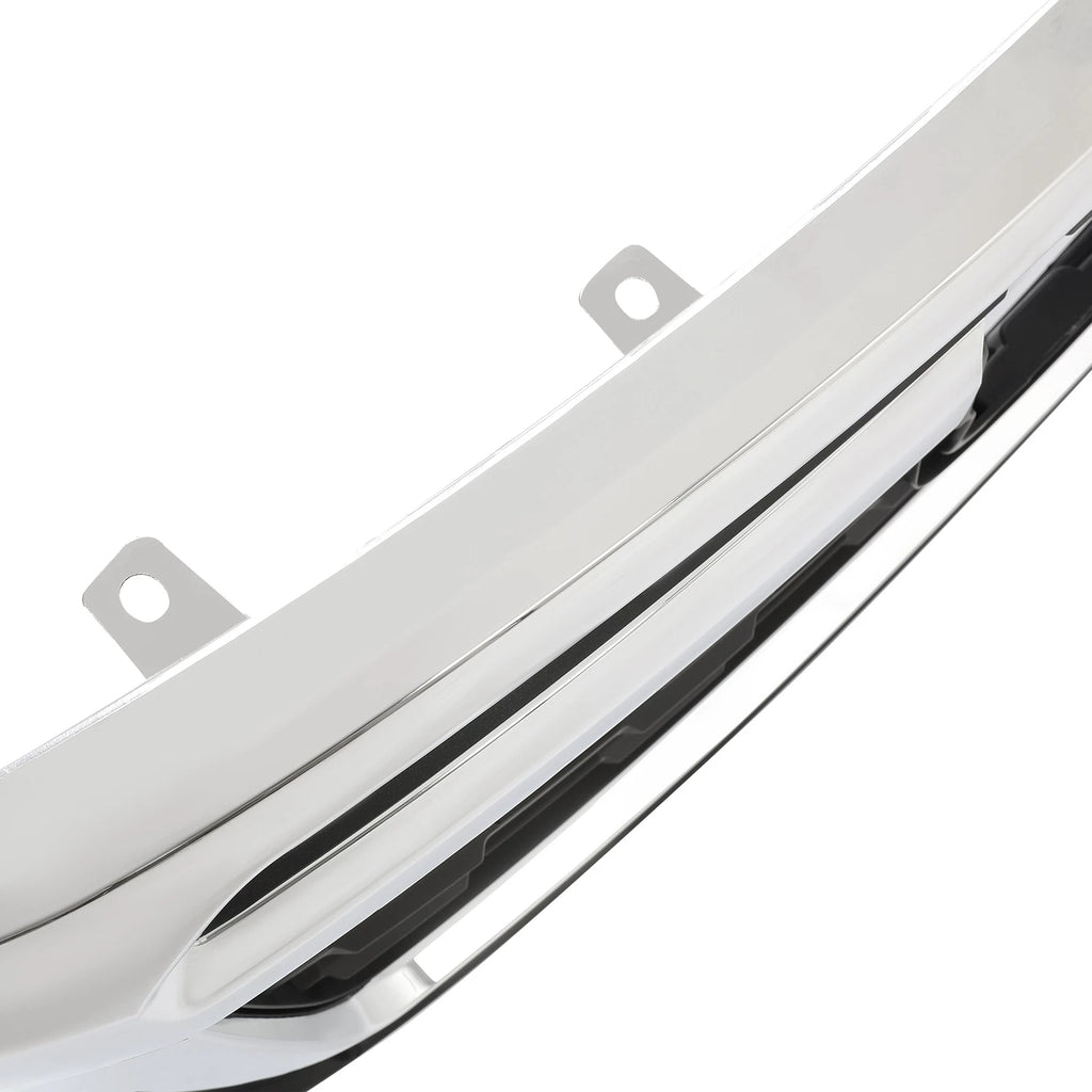 Front Upper Grille for Honda Ridgeline (2017-2020) Black & Chrome