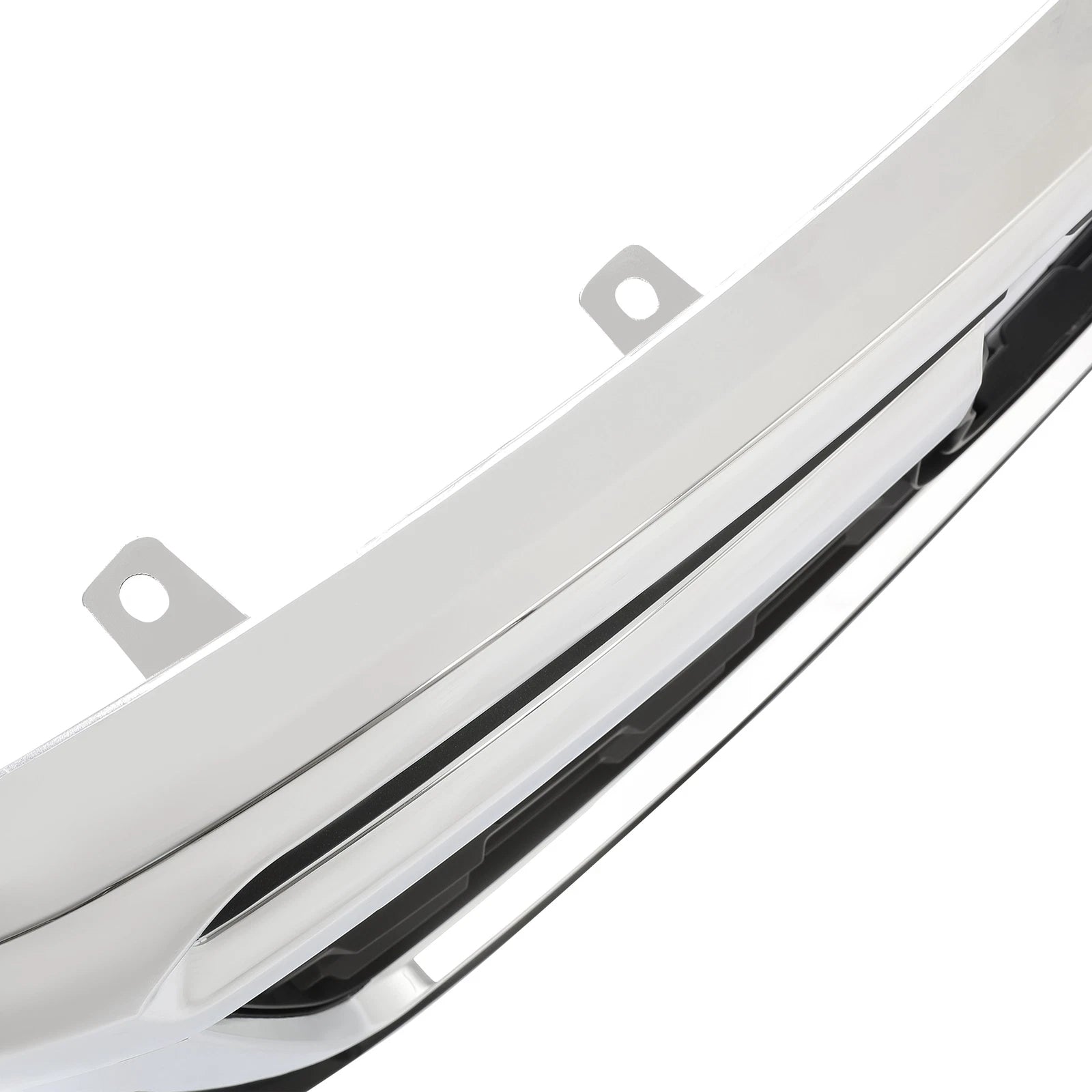 Front Upper Grille for Honda Ridgeline (2017-2020) Black & Chrome