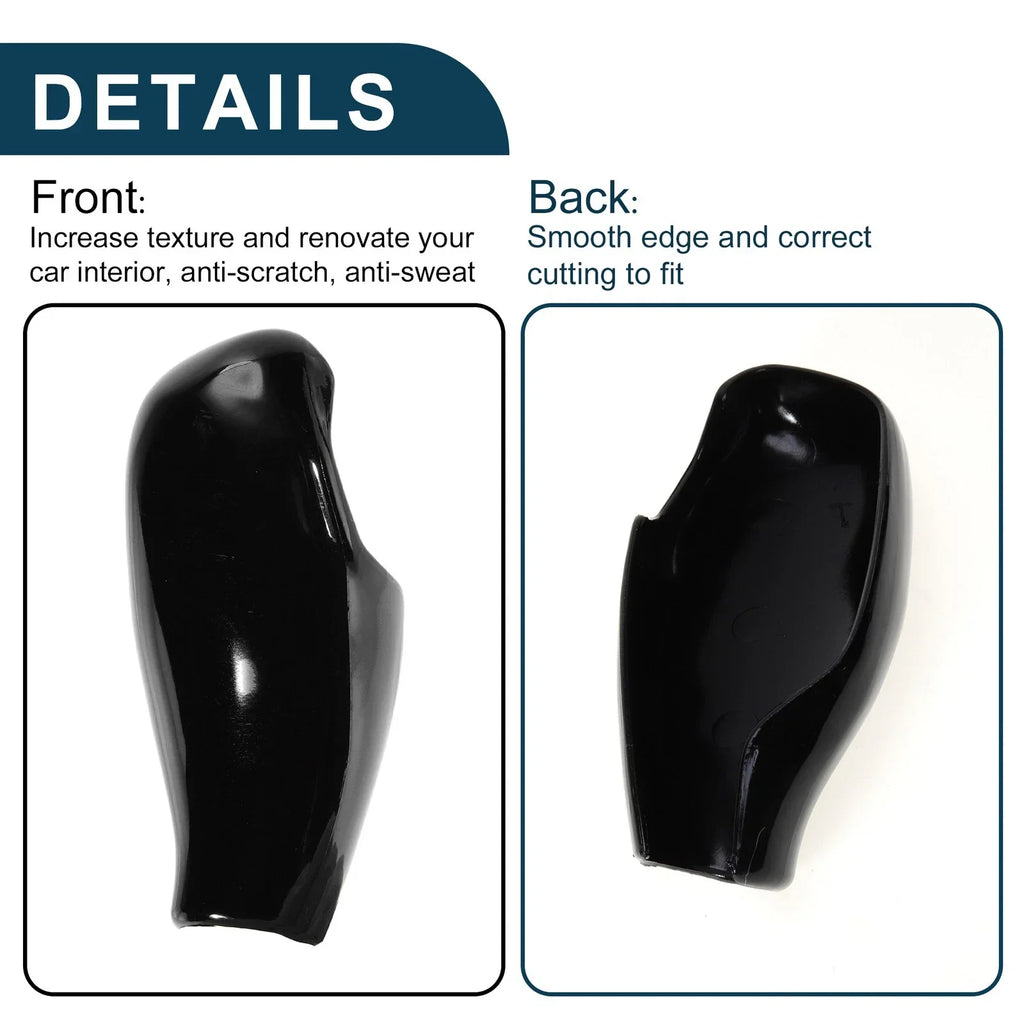Gear Shift Knob Covers Decal for BMW 5/6/7 Series Black