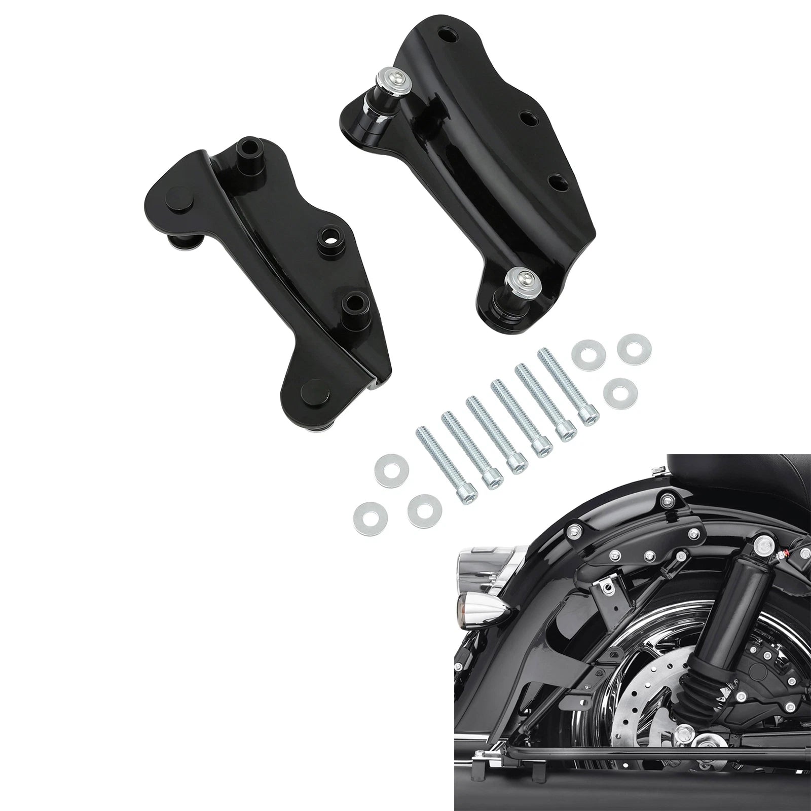 4 Point Docking Hardware Kit for Harley CVO Road King, Street Glide (2009–2013)