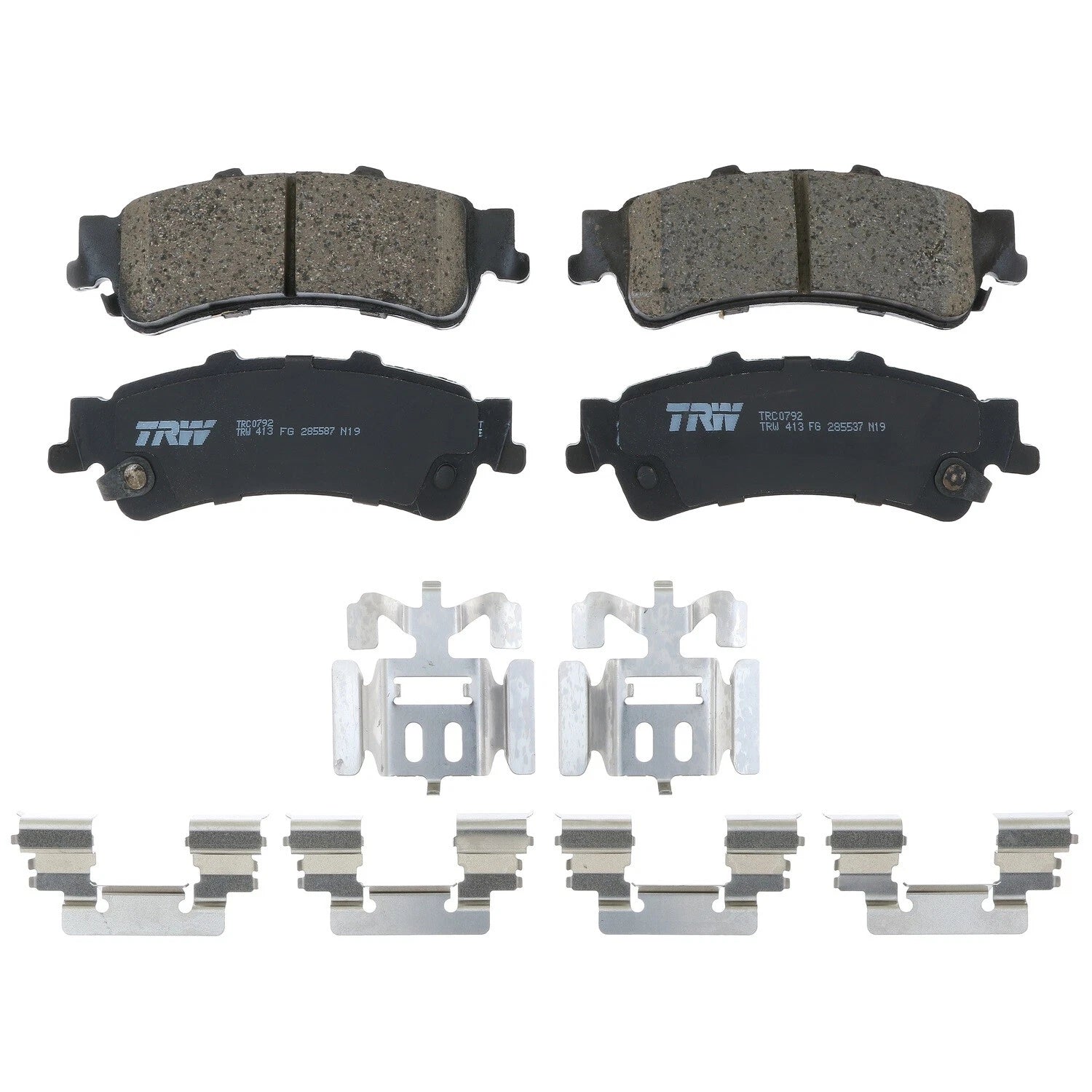 Rear Brake Kit 330mm Disc TRW Ceramic Pads for Sierra Silverado 1500 (2007–2019)