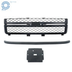 Front Grille with Hood Molding Trim for Silverado 2500HD 3500HD (2011-2014)
