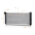 Aluminum Cooling Radiator DPI-2372 for Silverado/Sierra 4.8L 5.3L 6.0L (1999–2007)