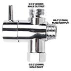 3 Way Water Diverter Valve for Shower Head (Customizable)