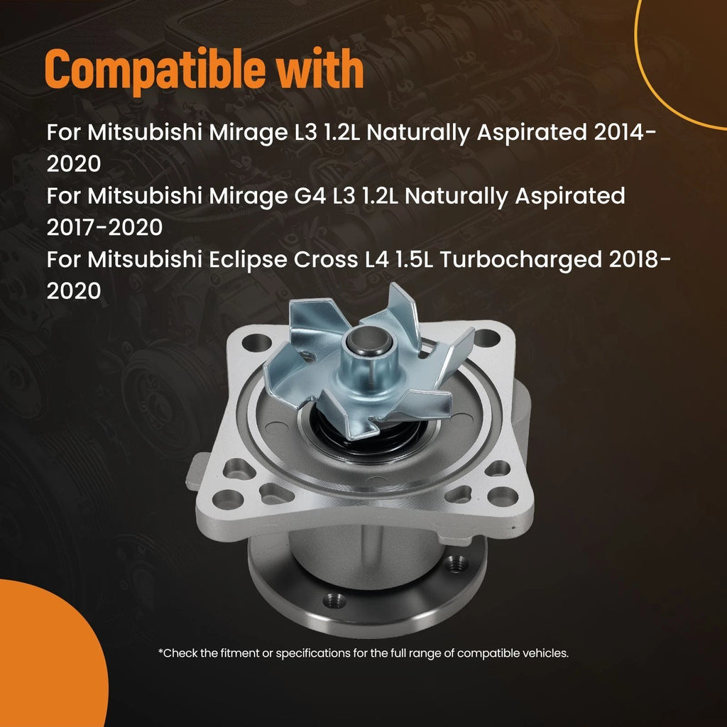 Cooling Water Pump for Mitsubishi Mirage L3 G4 (2012–2018) 1352000001 1300A095