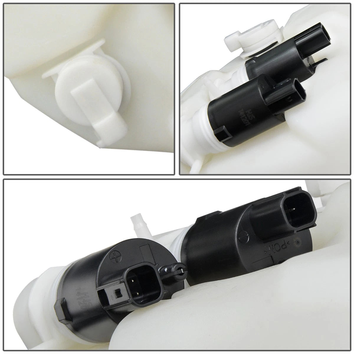 Washer Reservoir Tank w/ Level Sensor for Chrysler Town & Country (2001–2002)